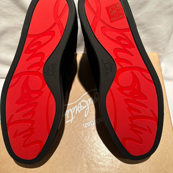 🚫🚫🚫🚫SOLD🚫🚫🚫🚫Christian Louboutin Louis the Lips - Colour Black/Gold - Picture 6 of 9